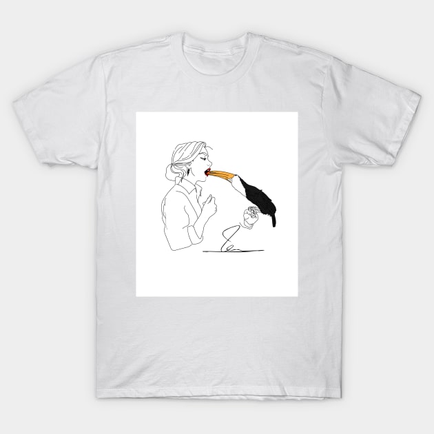 Toco Toucan and kumquat T-Shirt by Le petit fennec